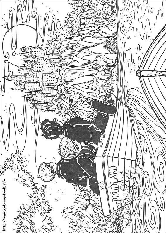 Harry Potter coloring picture